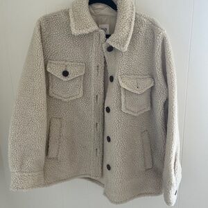 GAP Cream Sherpa Jacket